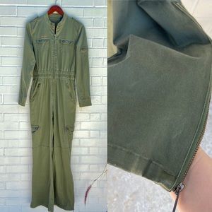 U.S. Polo Assn. Military Green Jumpsuit Coveralls